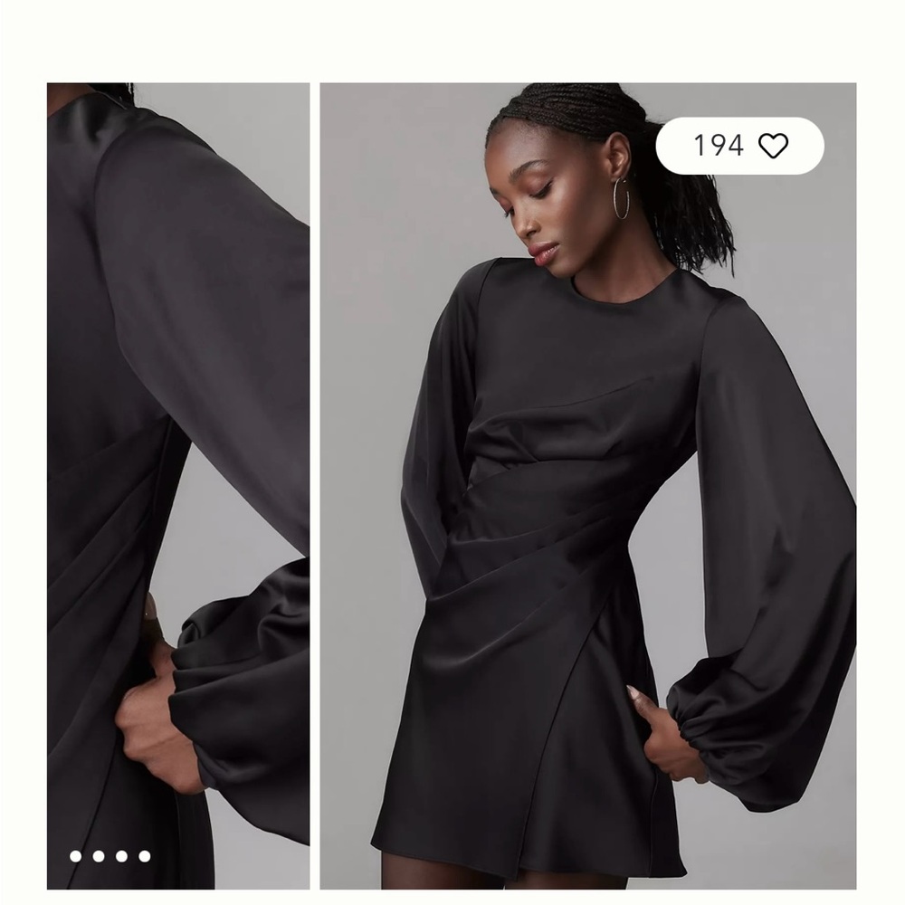 Black mini dress (Anthropologie)